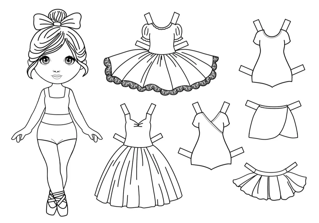 Free Printable Paper Dolls PDF Cozy Pouch