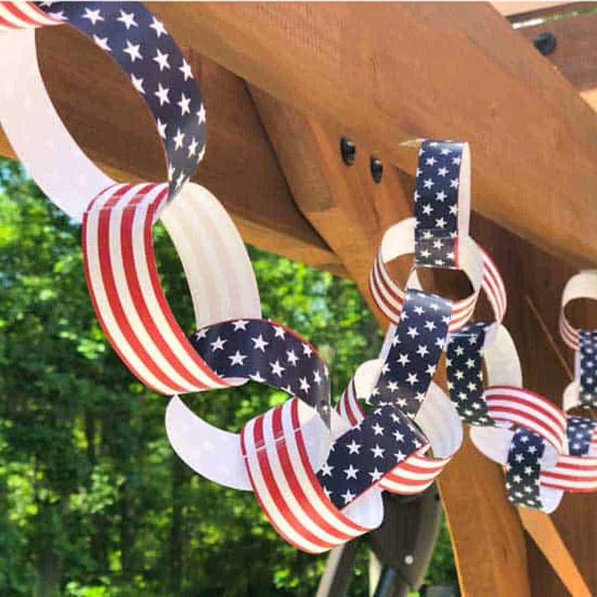 Free Printable Patriotic Paper Chain South Georgia Style