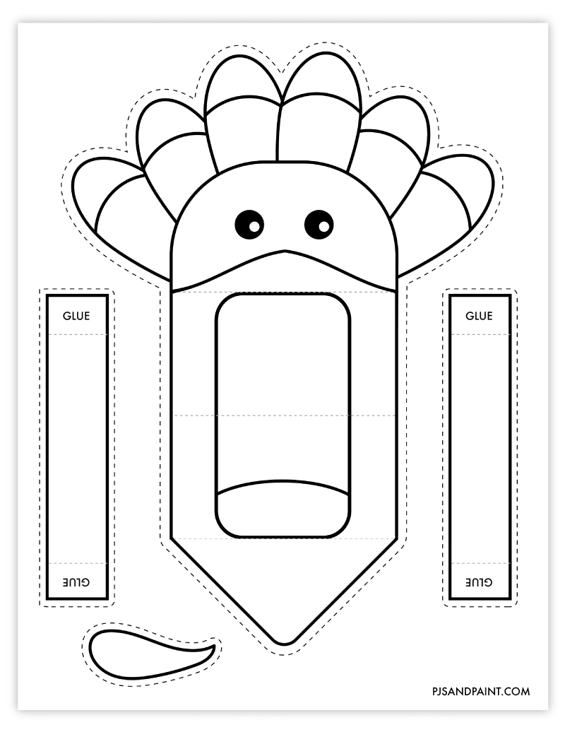 Printable Paper Turkey