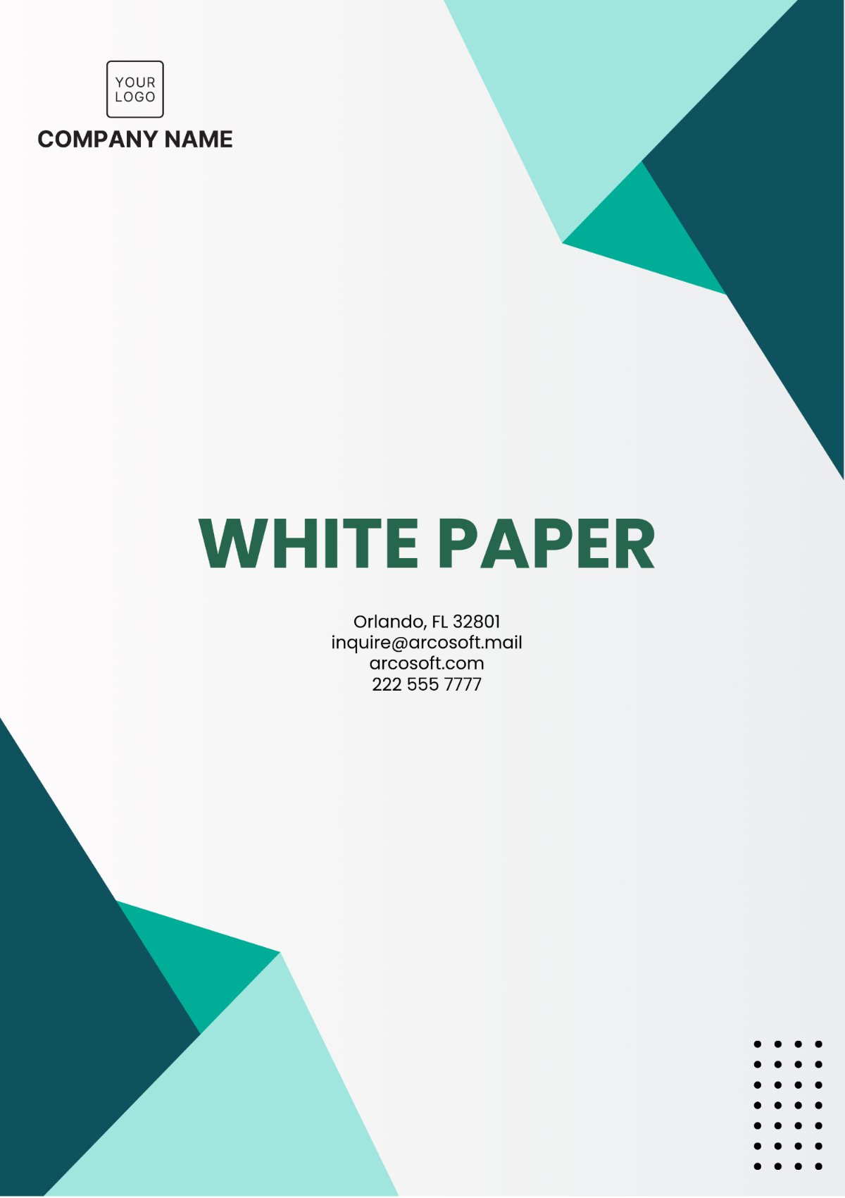 Free Printable White Paper Template To Edit Online