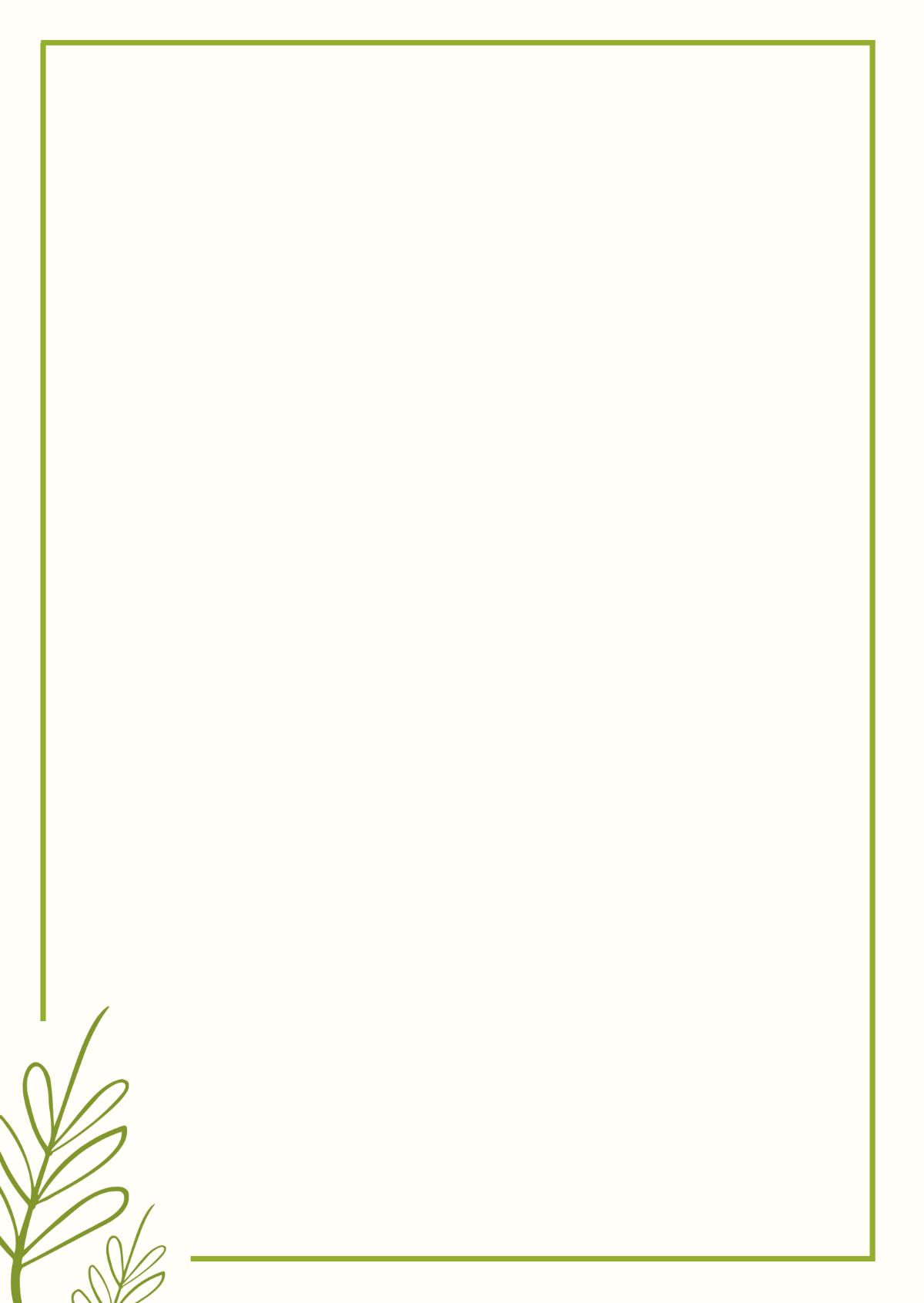 Free Simple Page Border Template To Edit Online