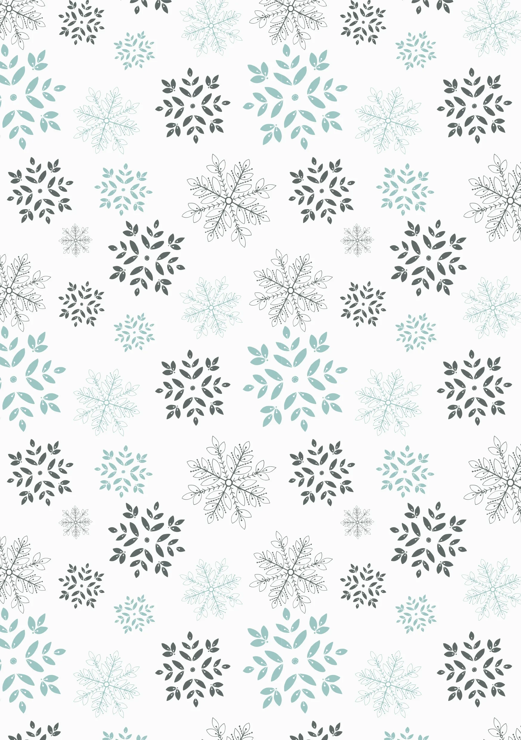Free Winter Scrapbook Paper Gathered