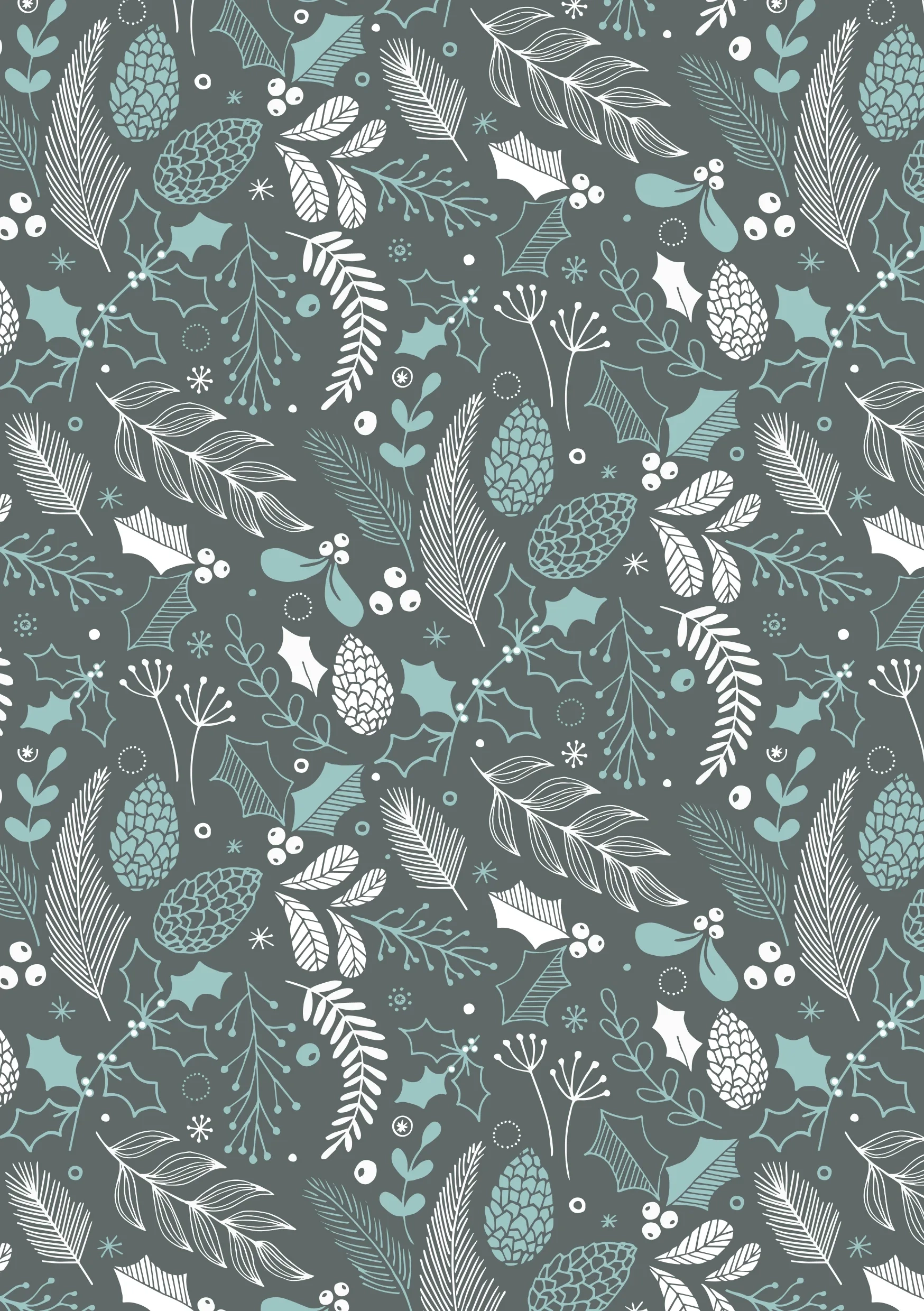 Free Winter Scrapbook Paper Gathered