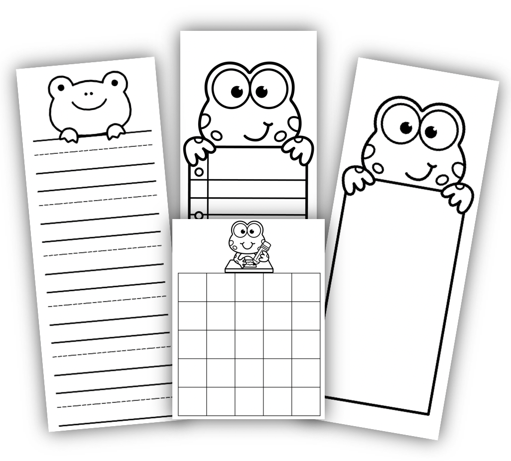 Printable Frog Writing Paper