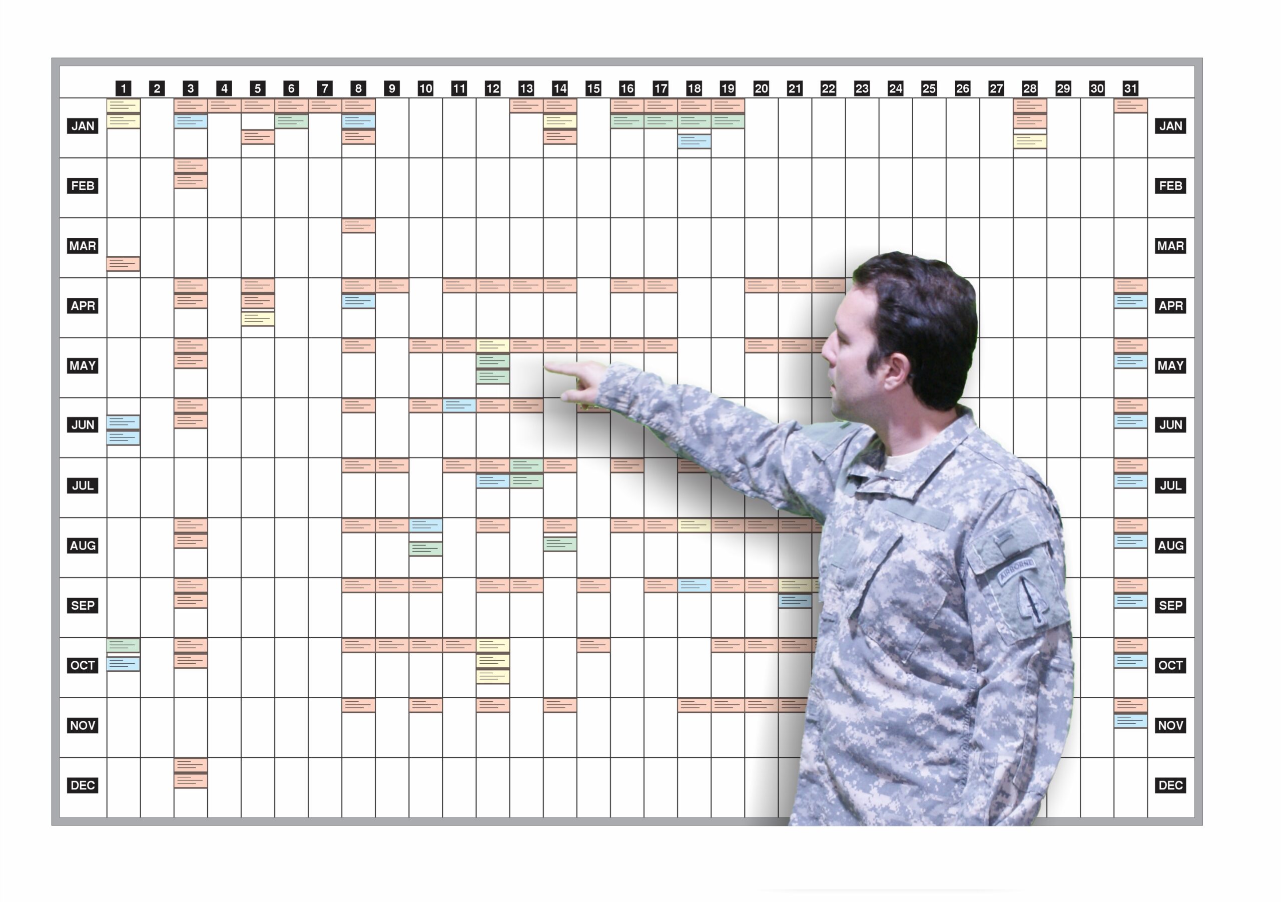 Full Year Planner Whiteboard Plan amp Schedule The Year