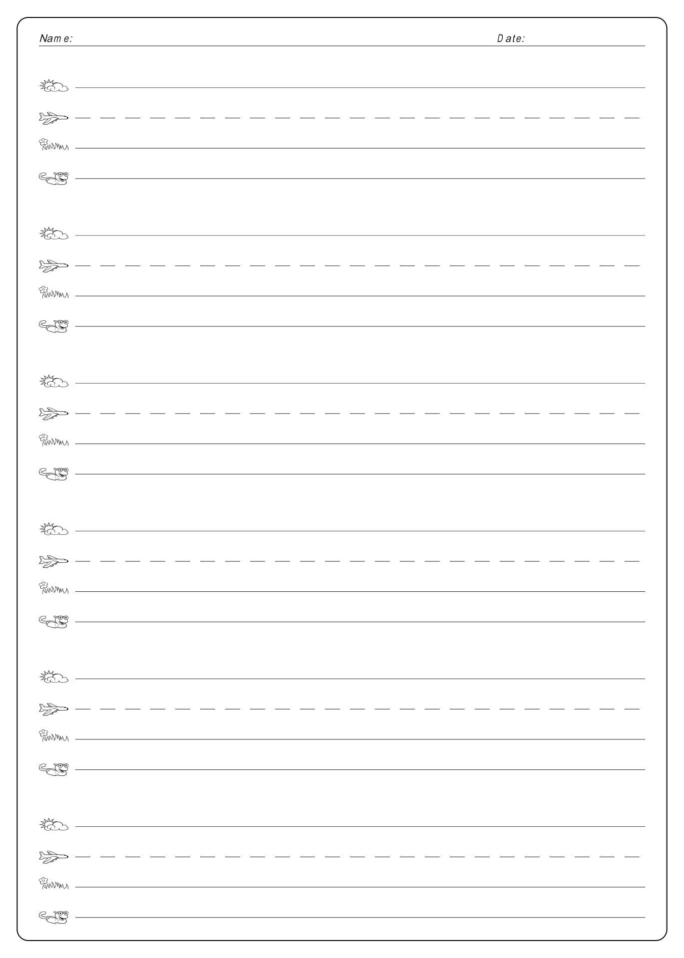 Fundations Lined Paper 10 Free PDF Printables Printablee