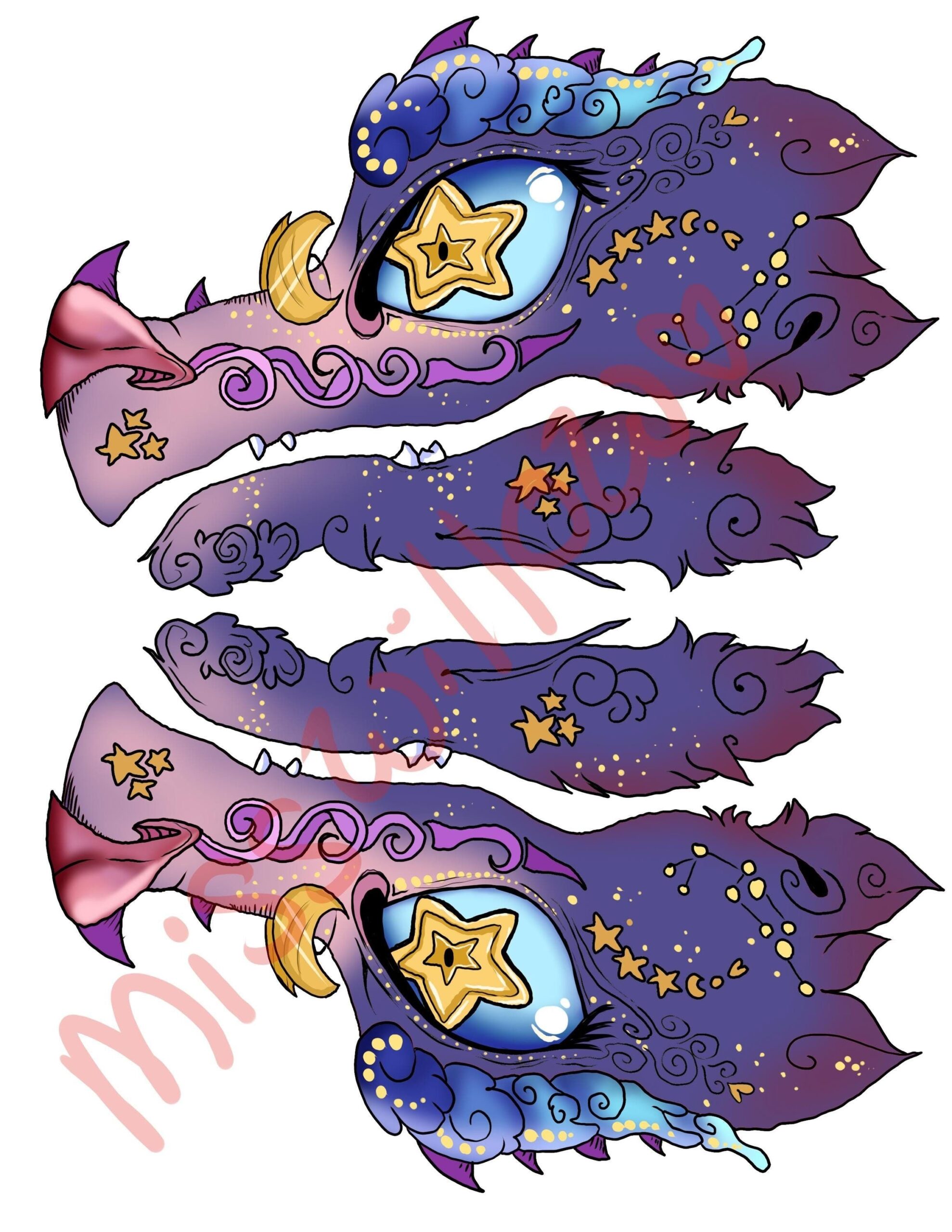 Galaxy Druckbare Papier Puppe Puppe Grundmuster