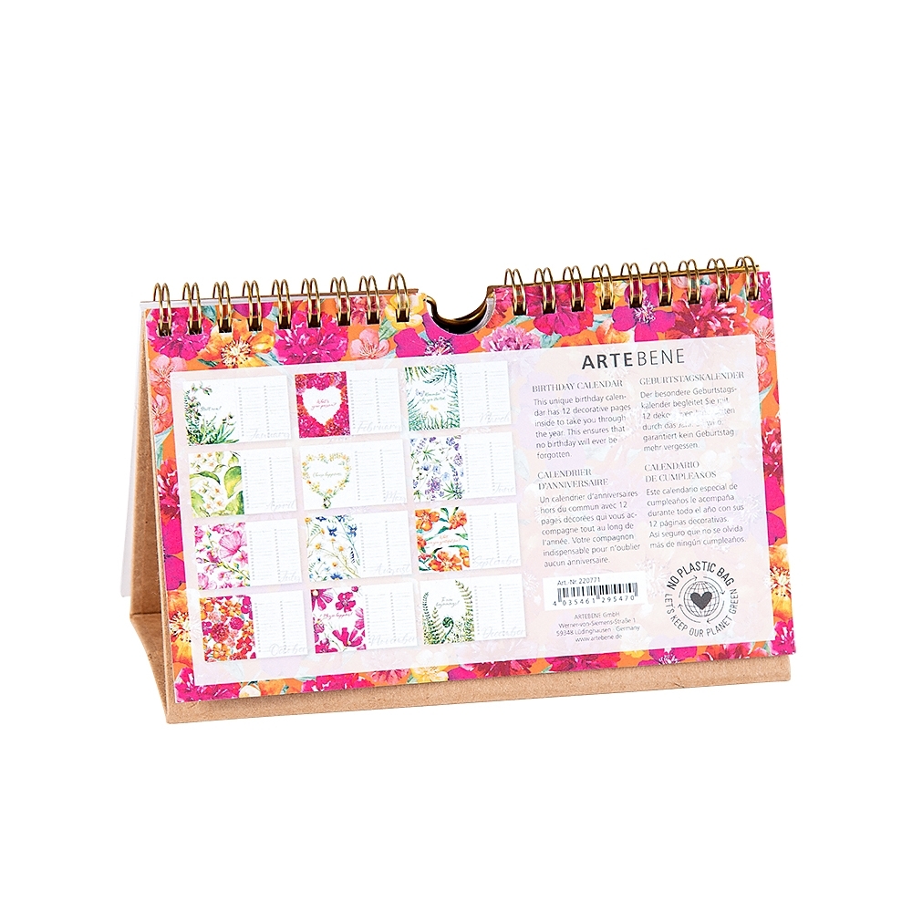 Birthday Planner Calendar