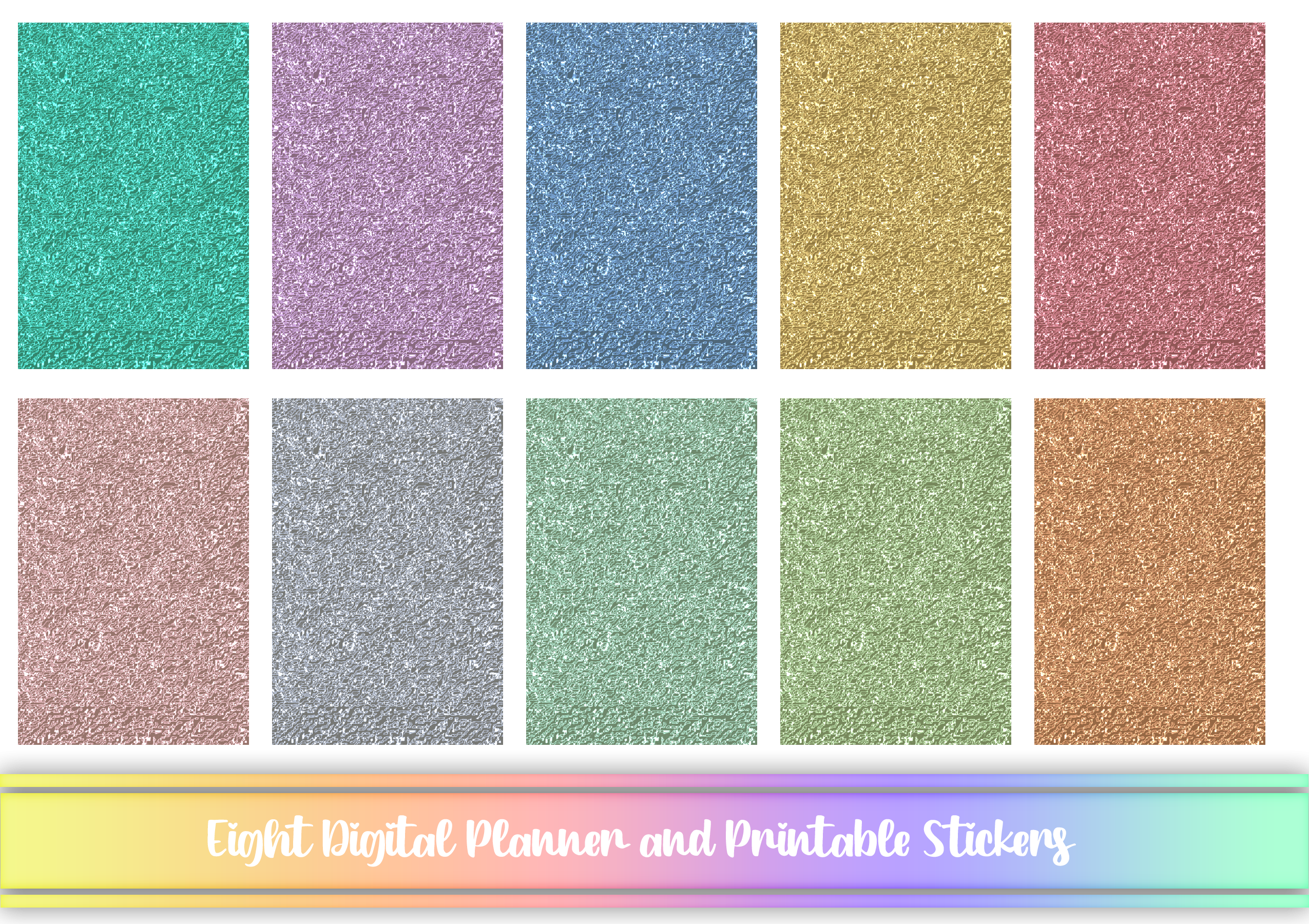 Glitter Digital And Printable Stickers Graphic By Magnolia Blooms 