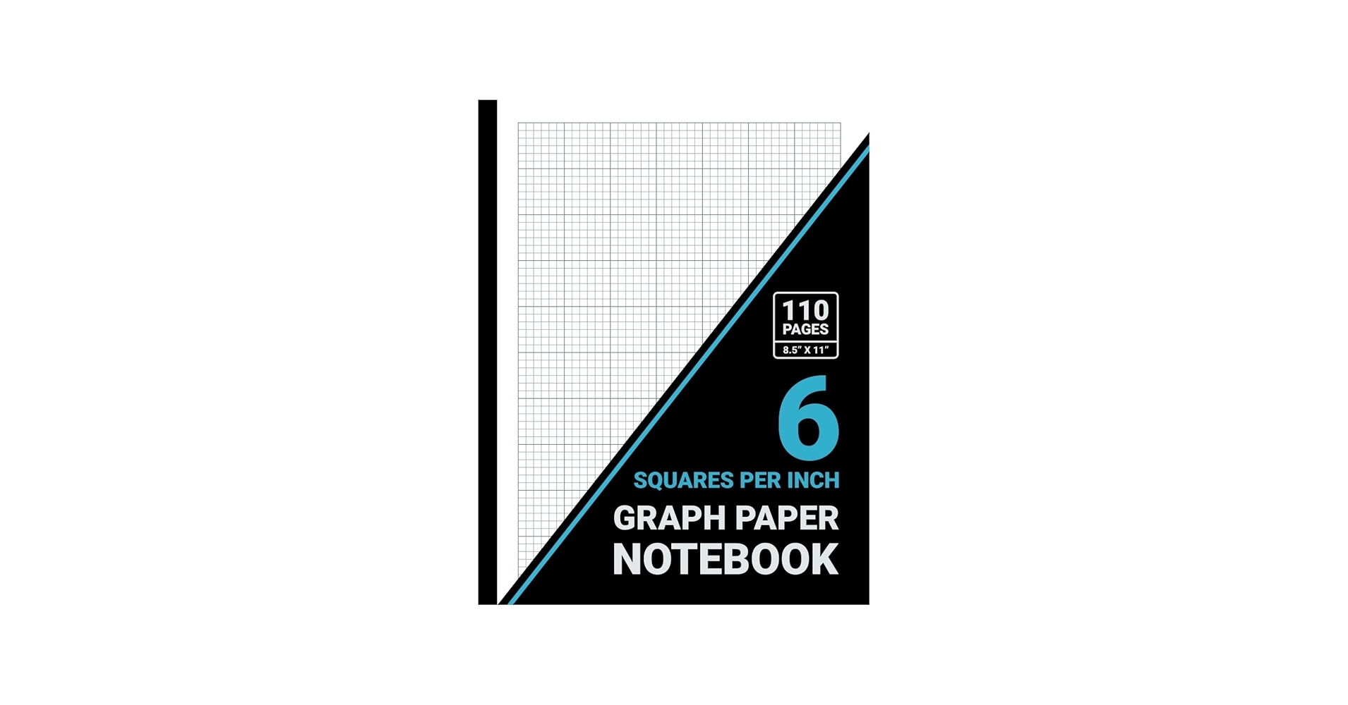Graph Paper 6 Squares Per Inch Notebook 1 6 Inch Squares 6x6 