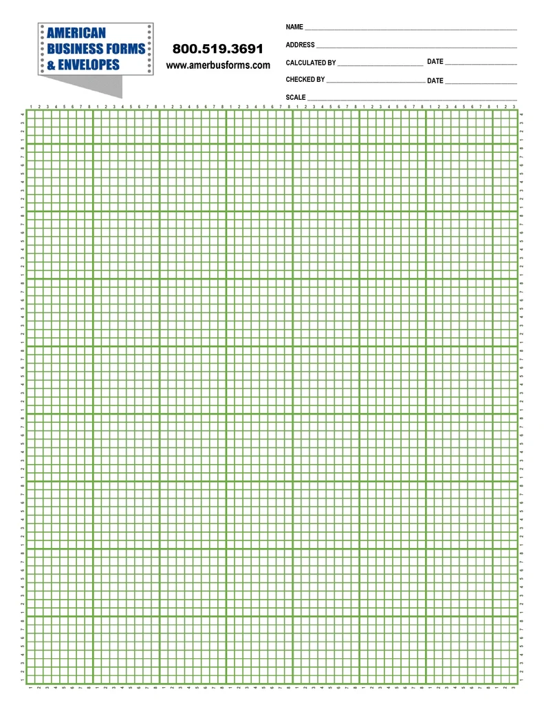 Standard Graph Paper A4