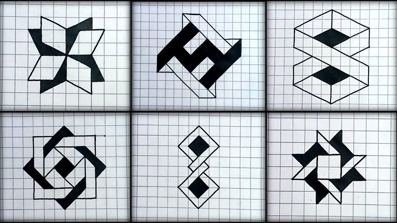 Cool Graph Paper Art