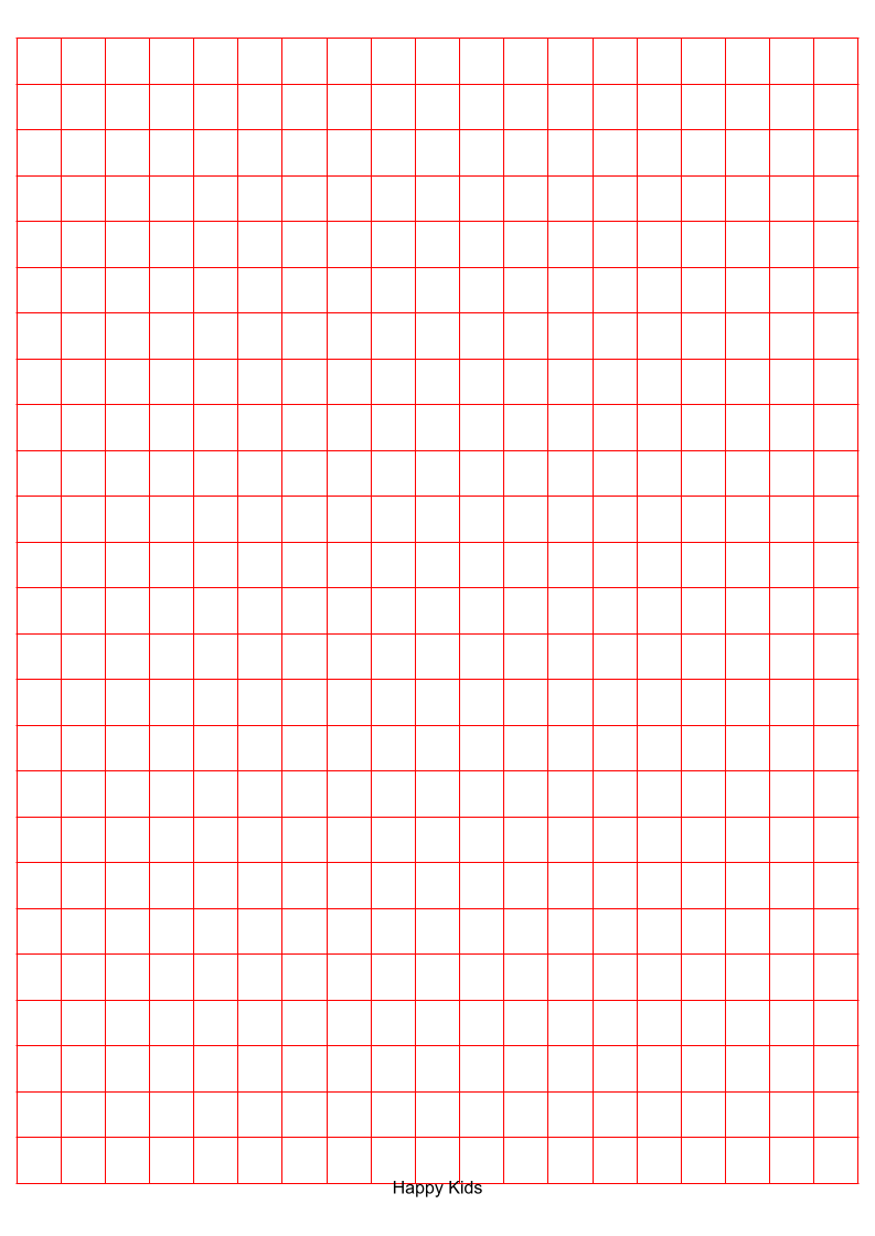 Grid Paper 1cm X 1cm Printable
