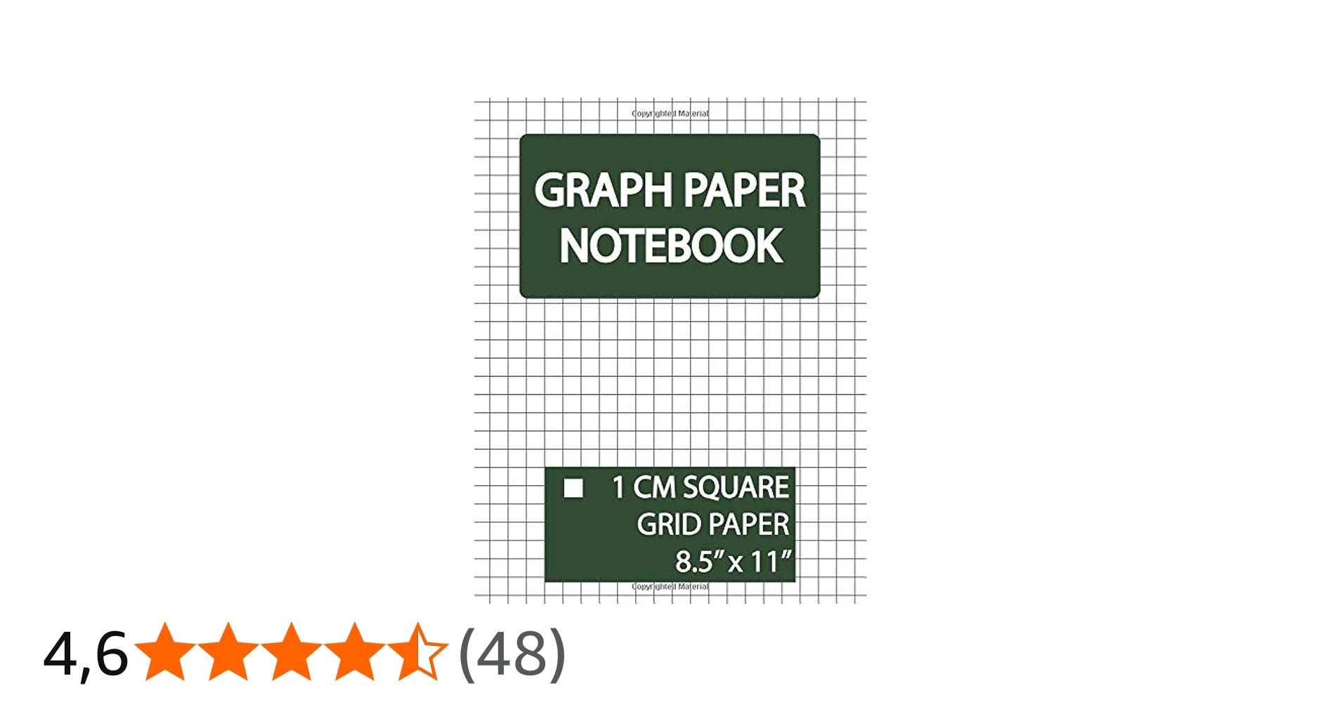 Graph Paper Notebook 1 Cm Square Grid Squared Graphing Paper Blank Quad Ruled 1 Cm Grid Paper 1 Cm Graphing Paper 1 Cm Square Graph Paper Large 