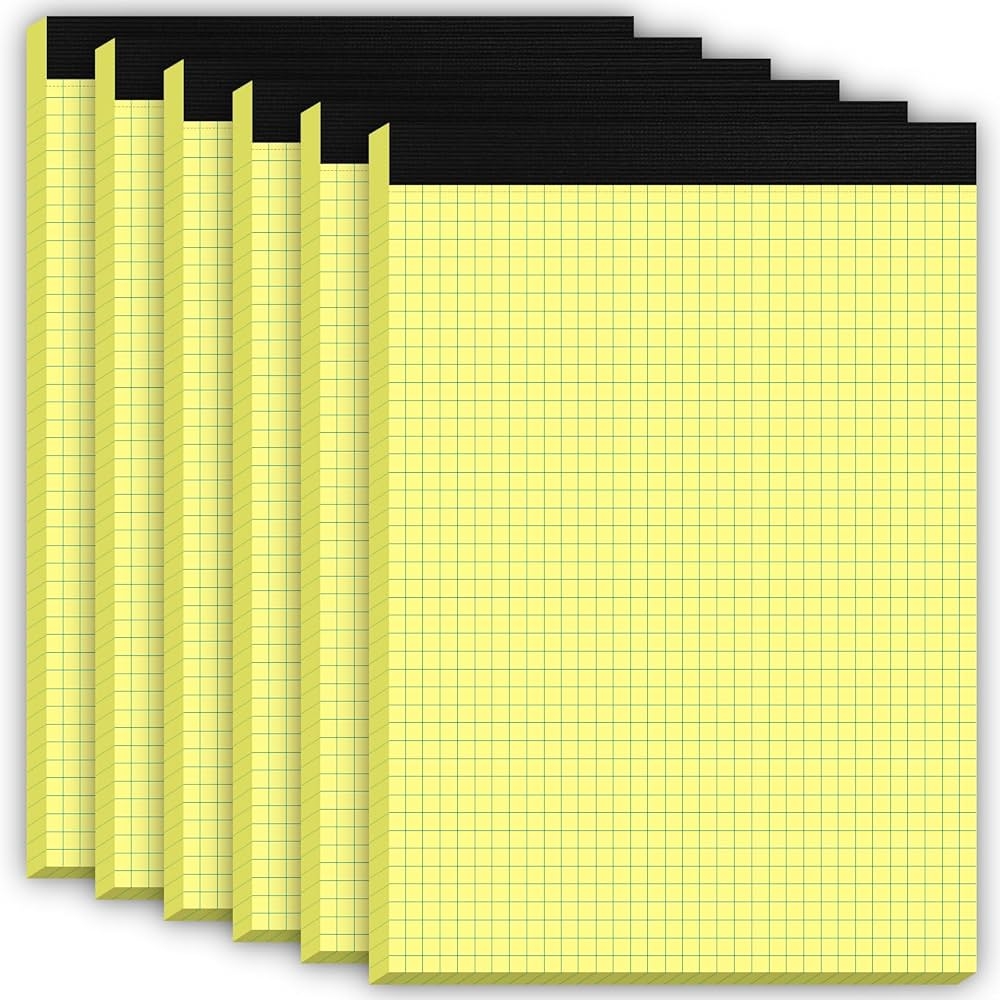 Graph Paper Pad Quad Ruled Paper Tablets 4x4 Grid Paper 8 5 X 
