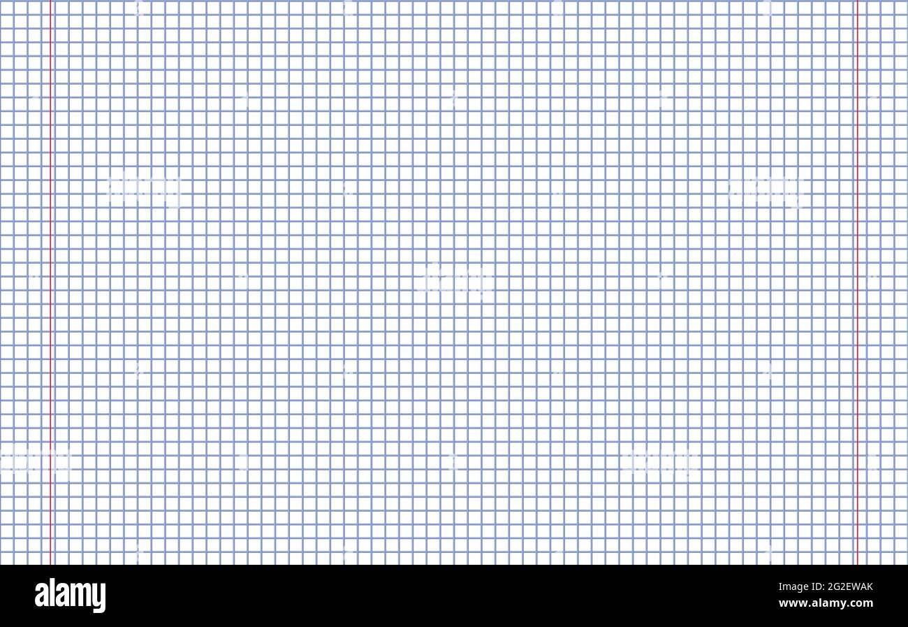 Graph Paper Printable Squared Grid Paper With Color Horizontal 