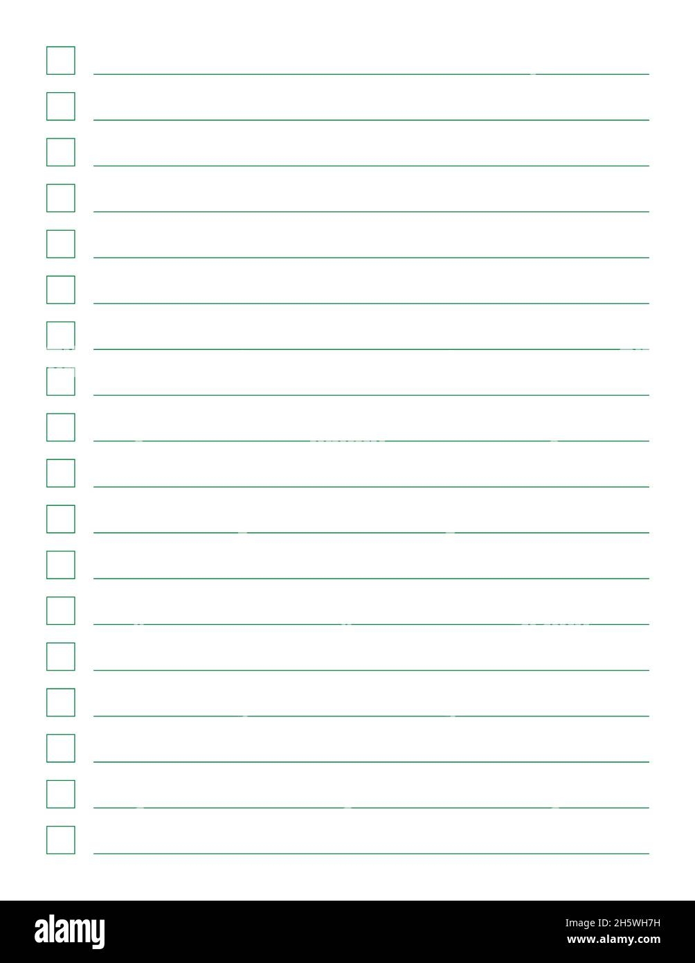 Graph Paper Printable To Do List With Check Boxes Checklist 