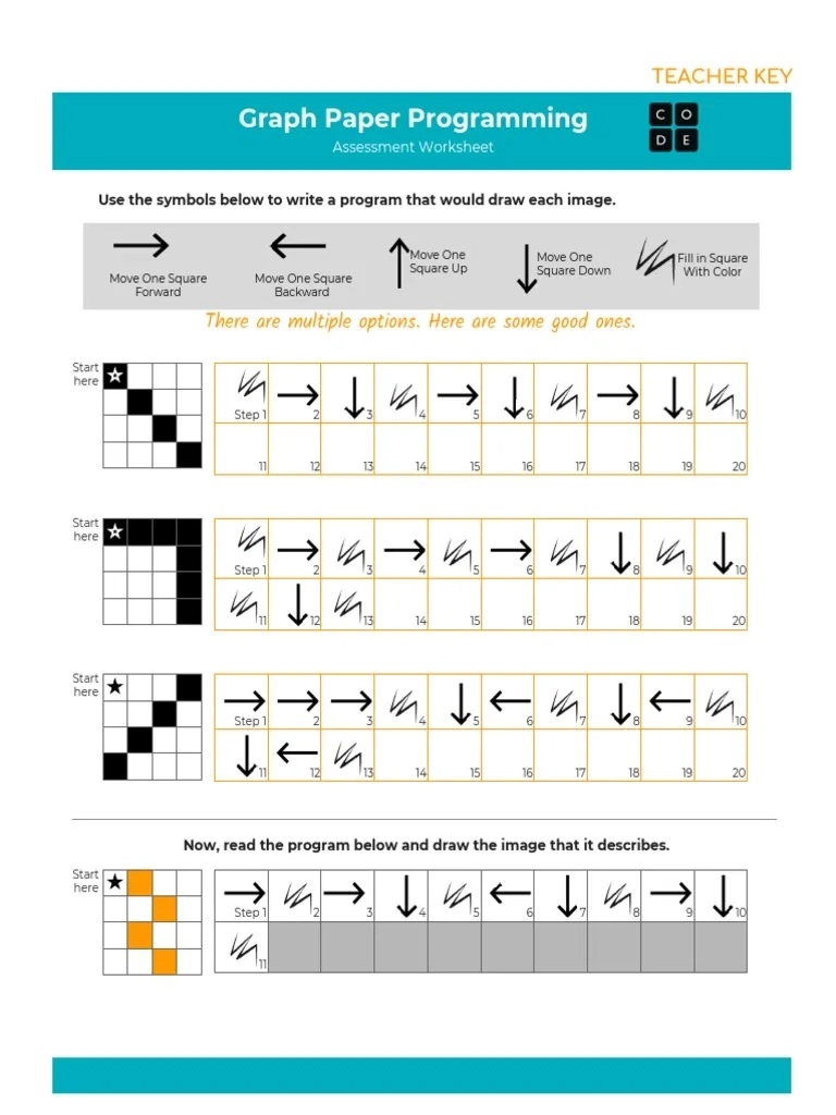 Graph Paper Programming PDF Teaching Mathematics