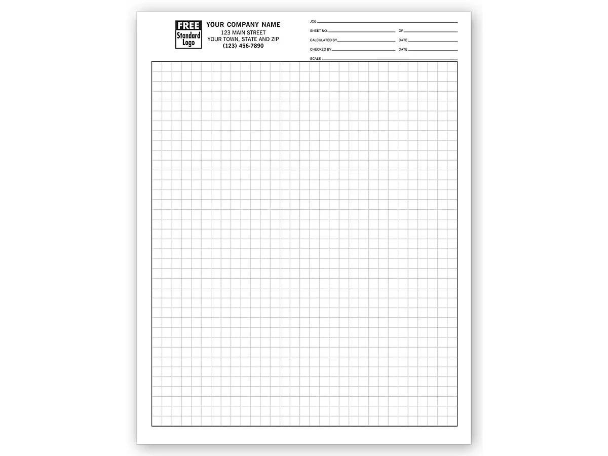 Graph Papers Standard 1 4 Sheets 204