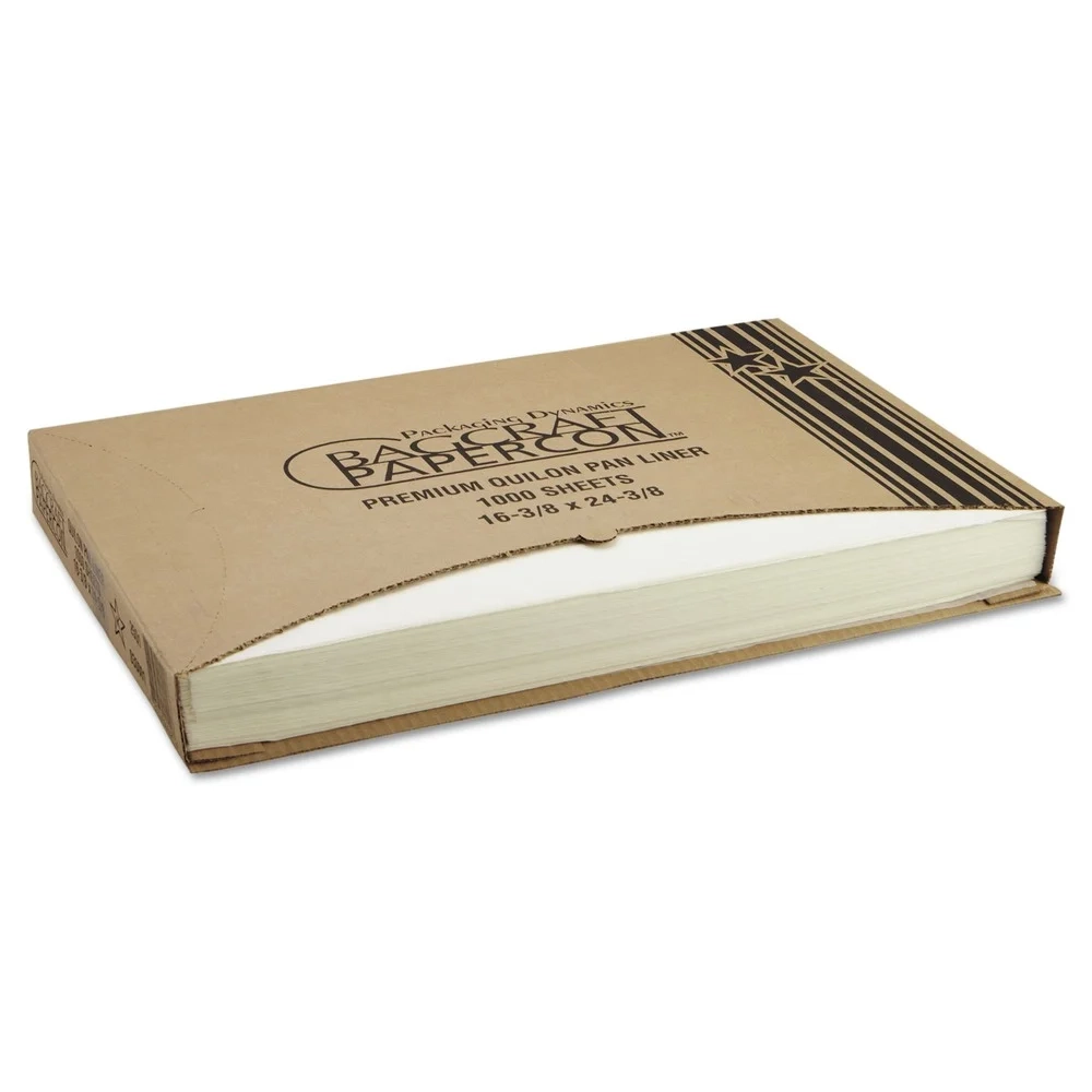 Grease Proof Quilon Pan Liners 16 3 8 X 24 3 8 White 1000 Sheets 