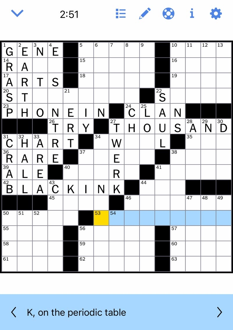 Free Online Newspaper Crossword Puzzles