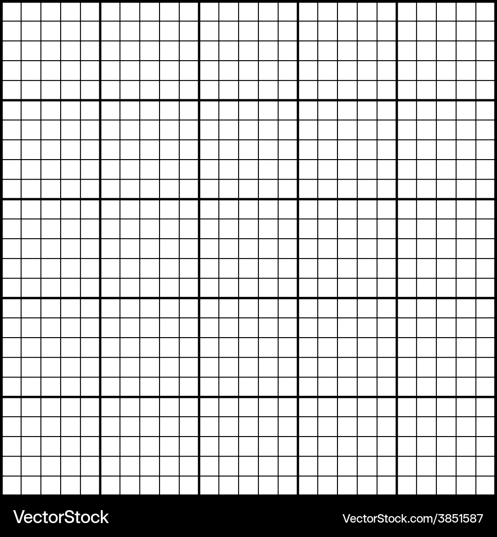 Grid Paper Background Royalty Free Vector VectorStock