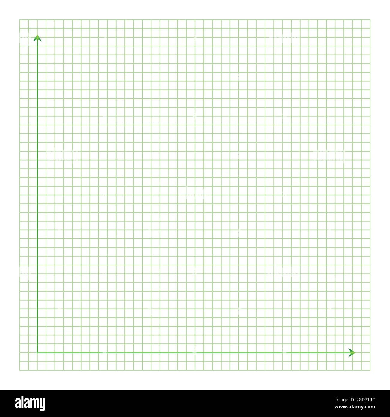 Grid Paper Mathematical Graph Cartesian Coordinate System With X 