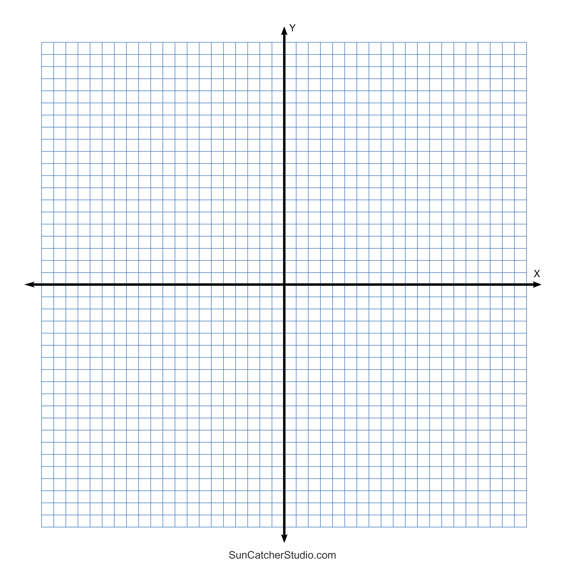 Graph Paper Large Boxes
