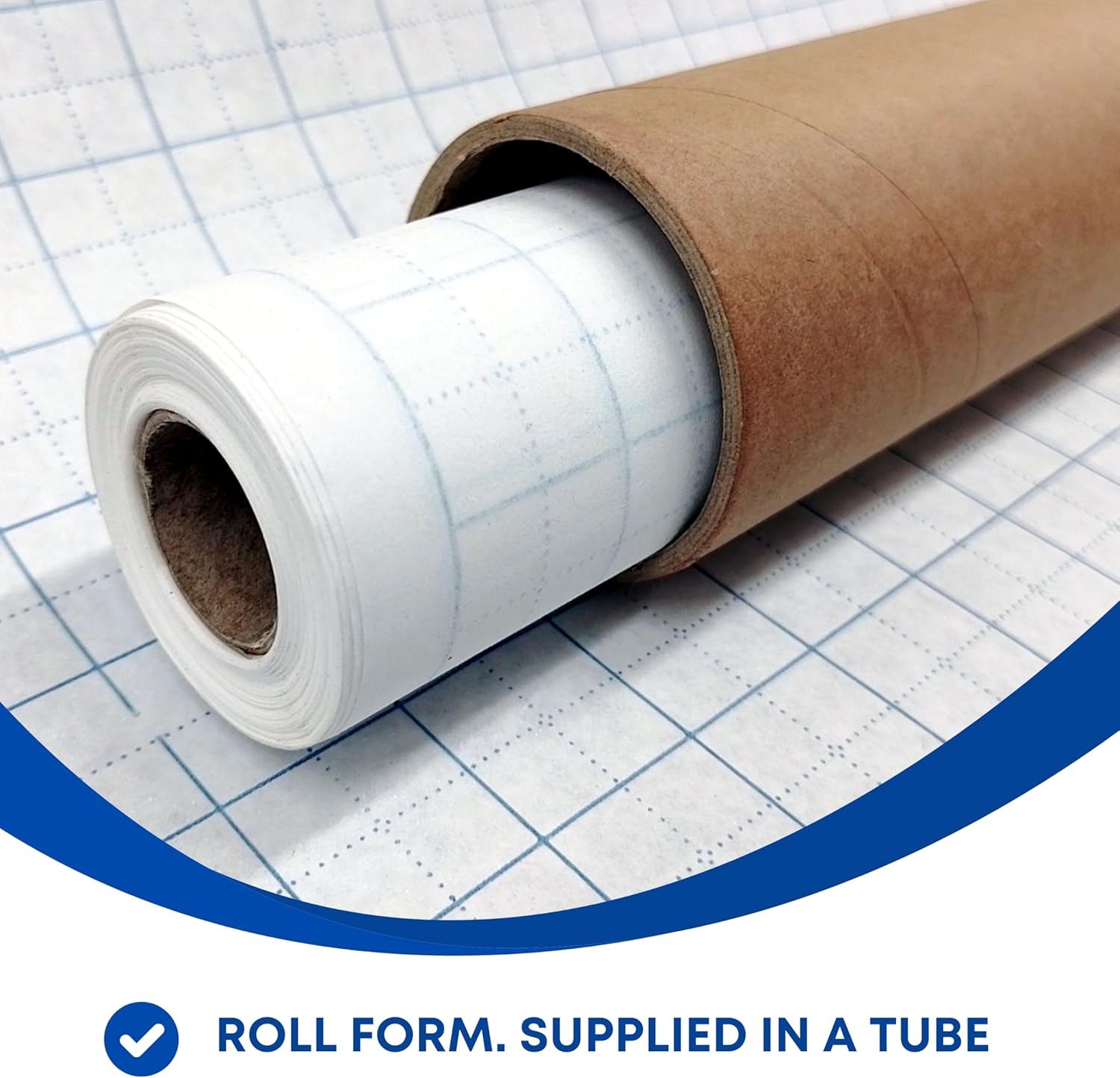 Grid Pattern Paper Roll With 1cm amp 2cm Square Grid Print