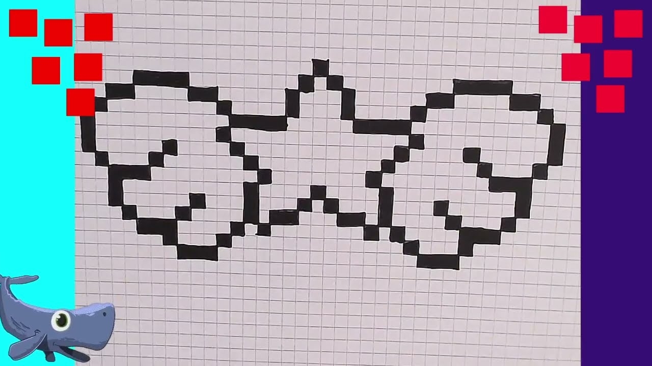 Pixel Art On Graph Paper