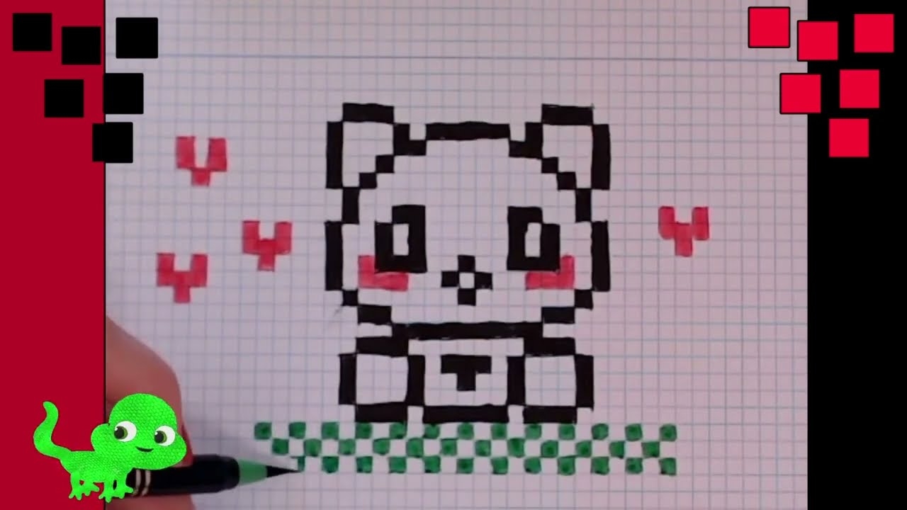 Handmade Pixel Art How To Draw On Graph Paper Step By Step Pixel Art Easy Drawings