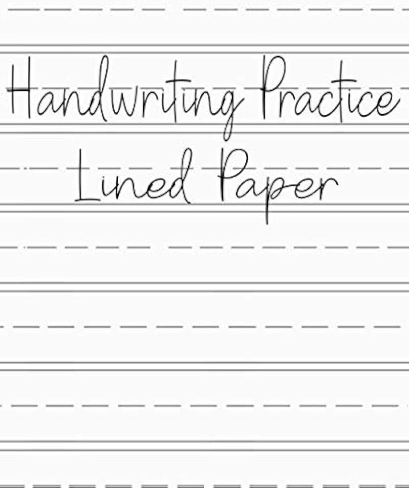 Lined Paper Guide