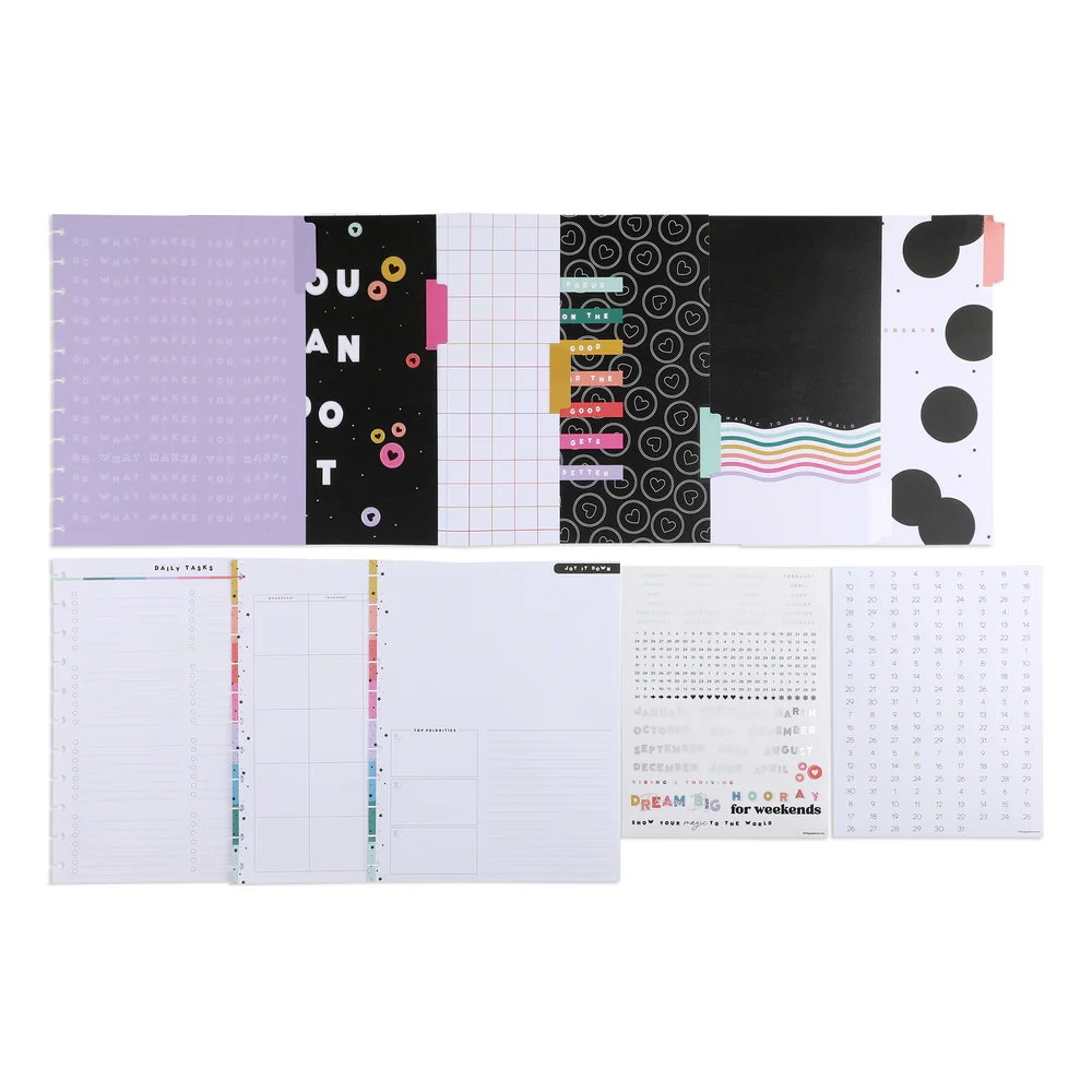 Happy Brights Big Monthly Extension Pack 6 Months Happy Planner