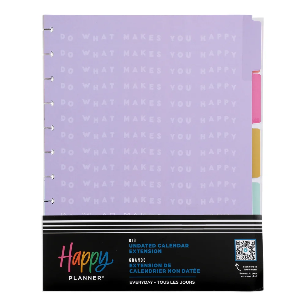 Happy Brights Big Monthly Extension Pack 6 Months Happy Planner