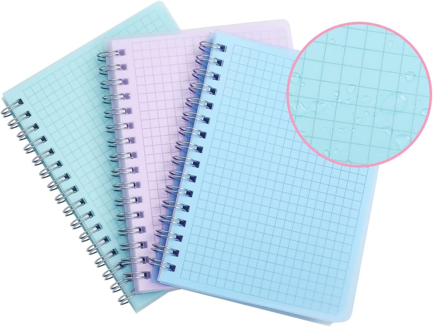 Hardcover Graphing Notebooks Bulk 12 Pack A5 Graph Paper Spiral 