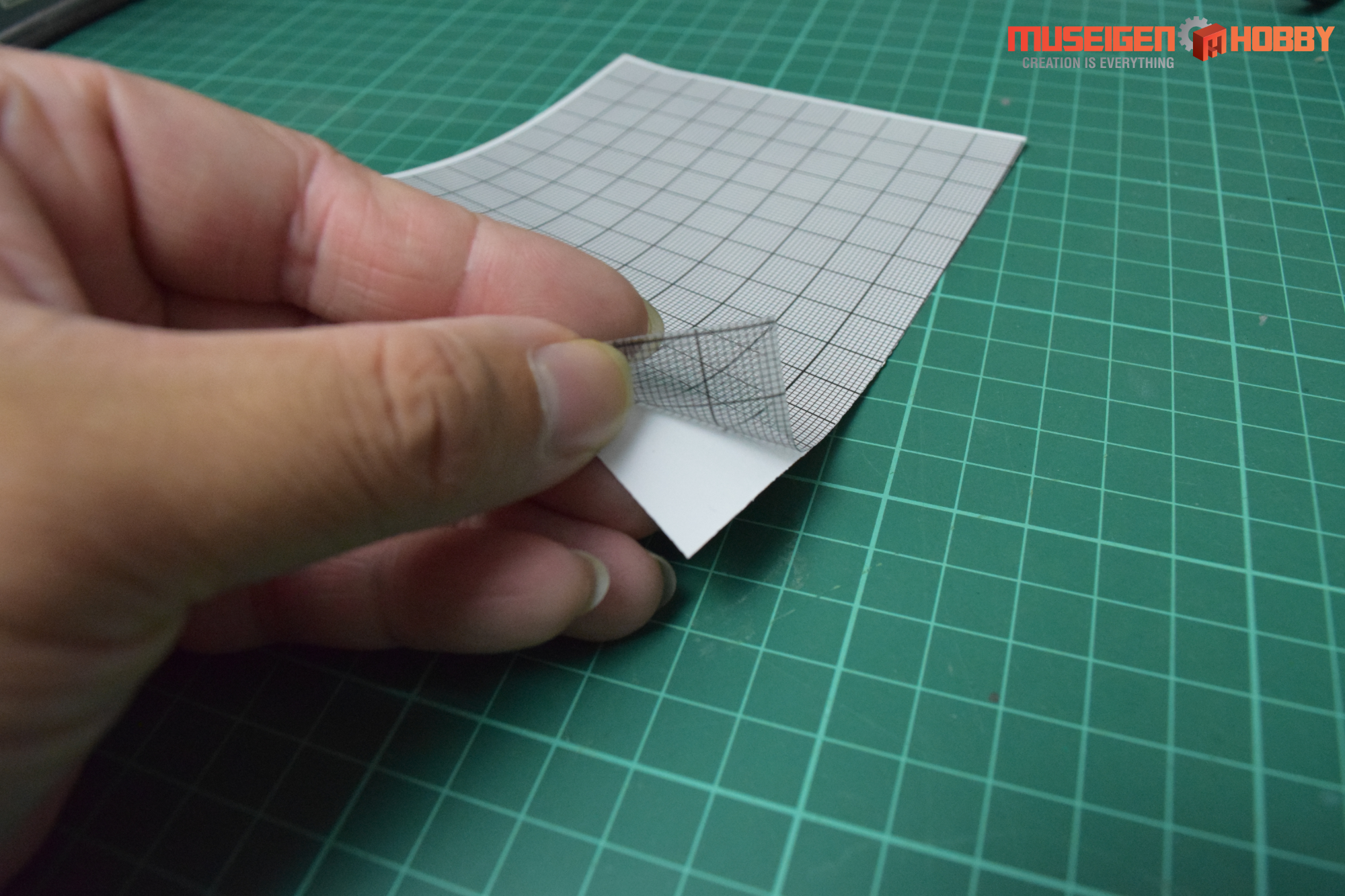 HD Model Self Adhesive Graph Paper Clear 8sheet