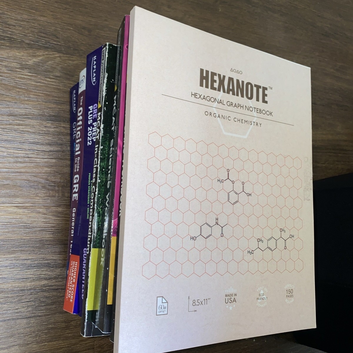 HEXANOTE Hexagonal Graph Notebook Organic Chemistry 150 Pages 