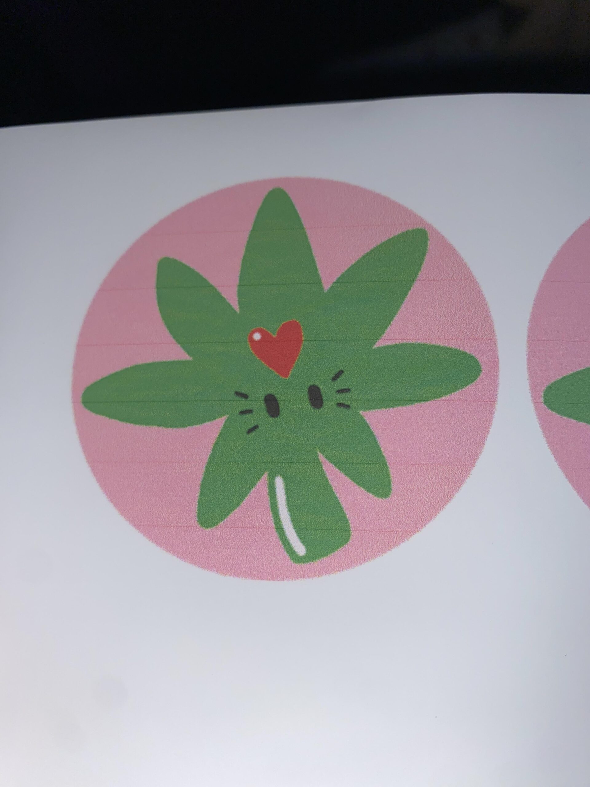 How Do I Get Rid Of These Lines On My Sticker Paper From Printing 