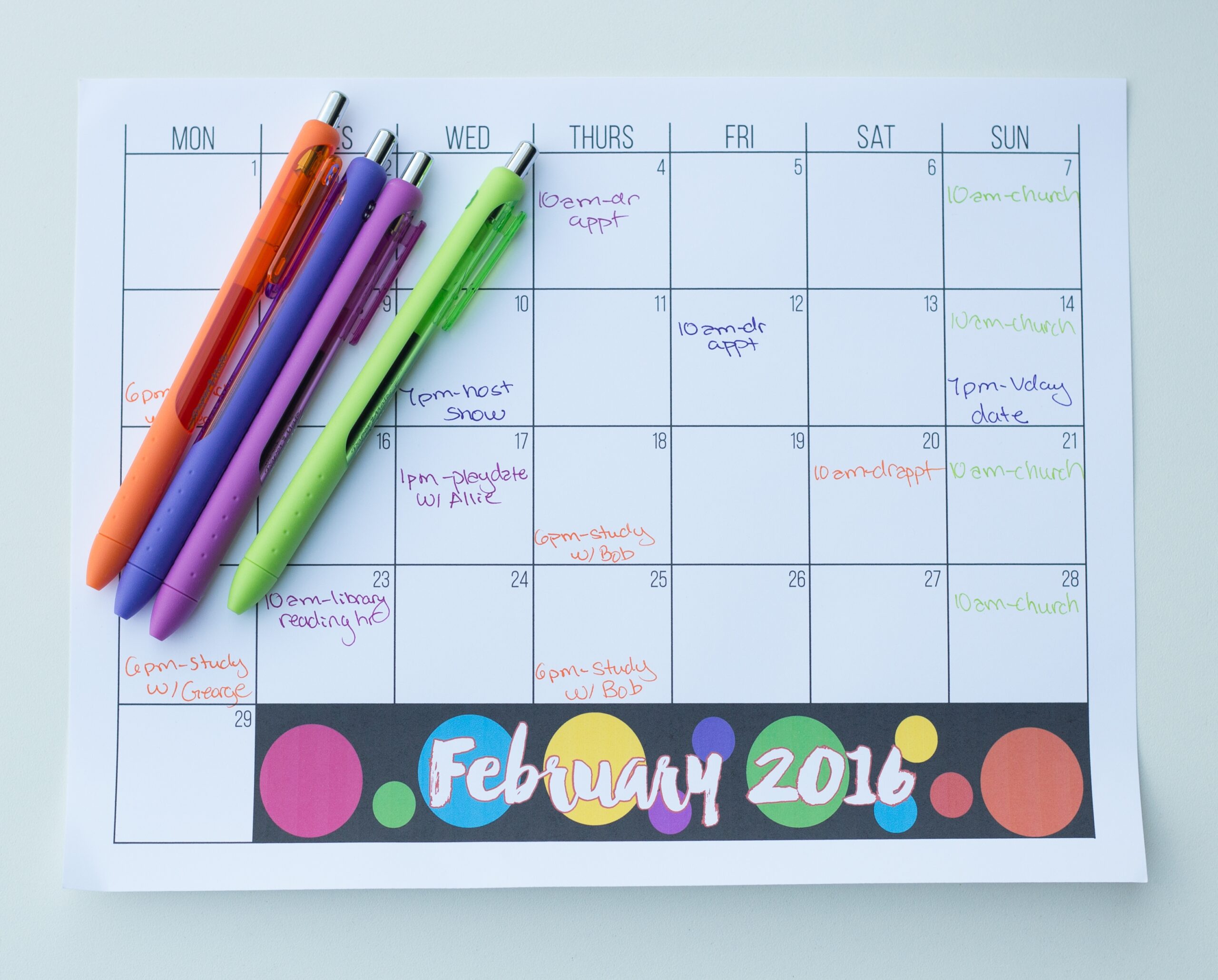 How To Color Code Your Planner Get Organized HQ