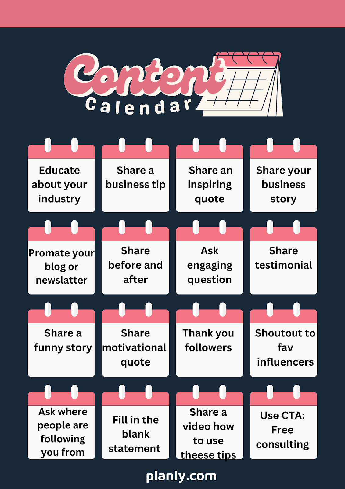 How To Create An Instagram Content Calendar 