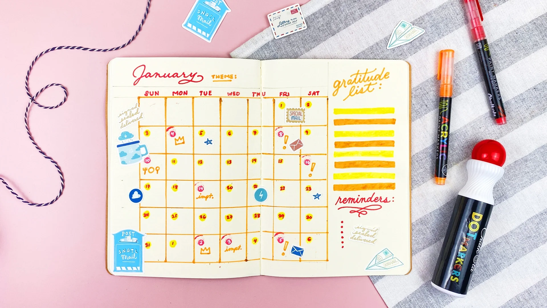 Design Your Own Calendar Planner