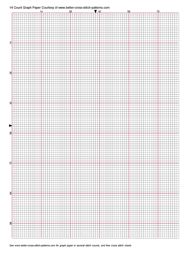 Plastic Canvas Graph Paper