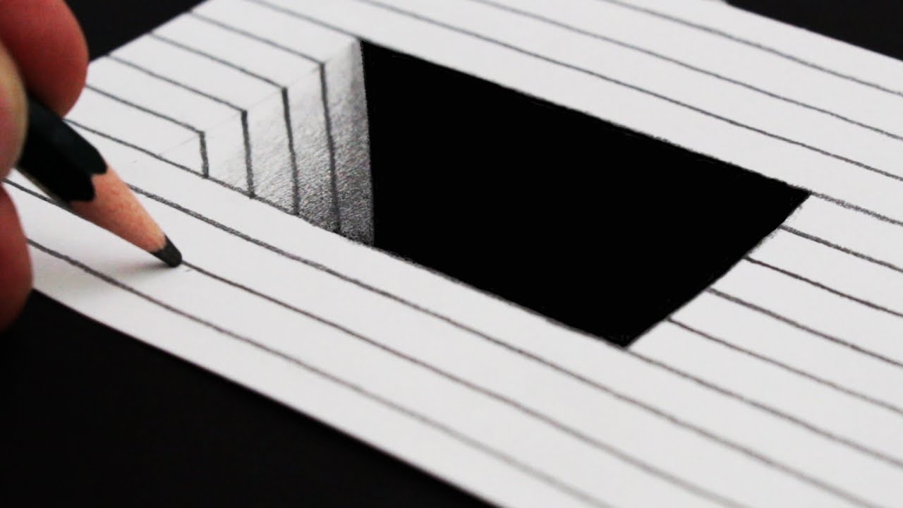 Beginner Easy Lined Paper Drawings