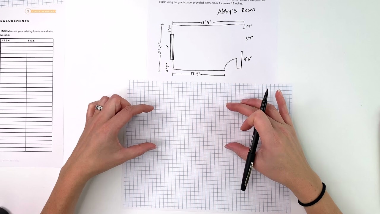 How To Make A Floor Plan With Graph Paper