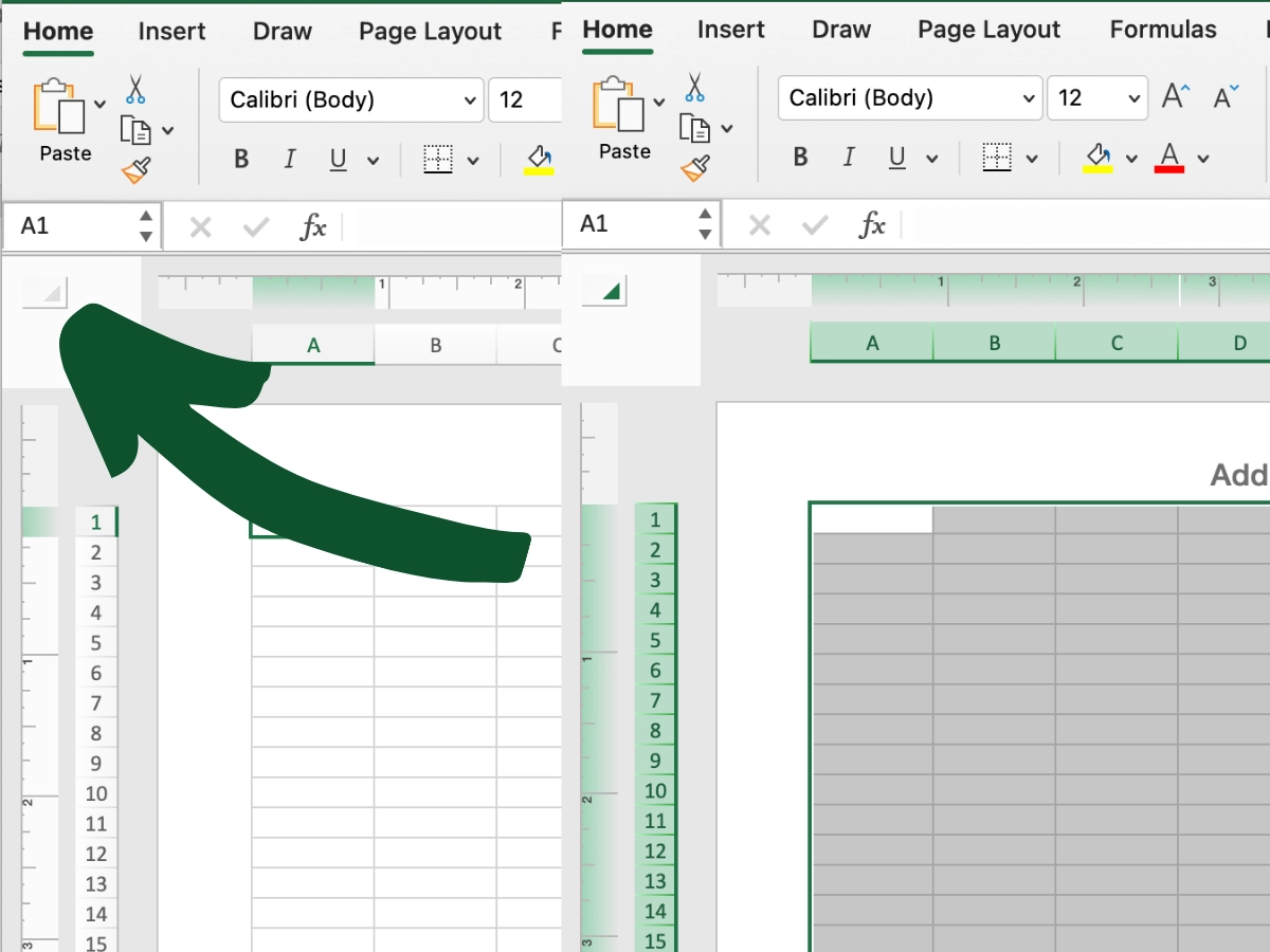 How To Make Graph Paper In Excel Knitting House Square