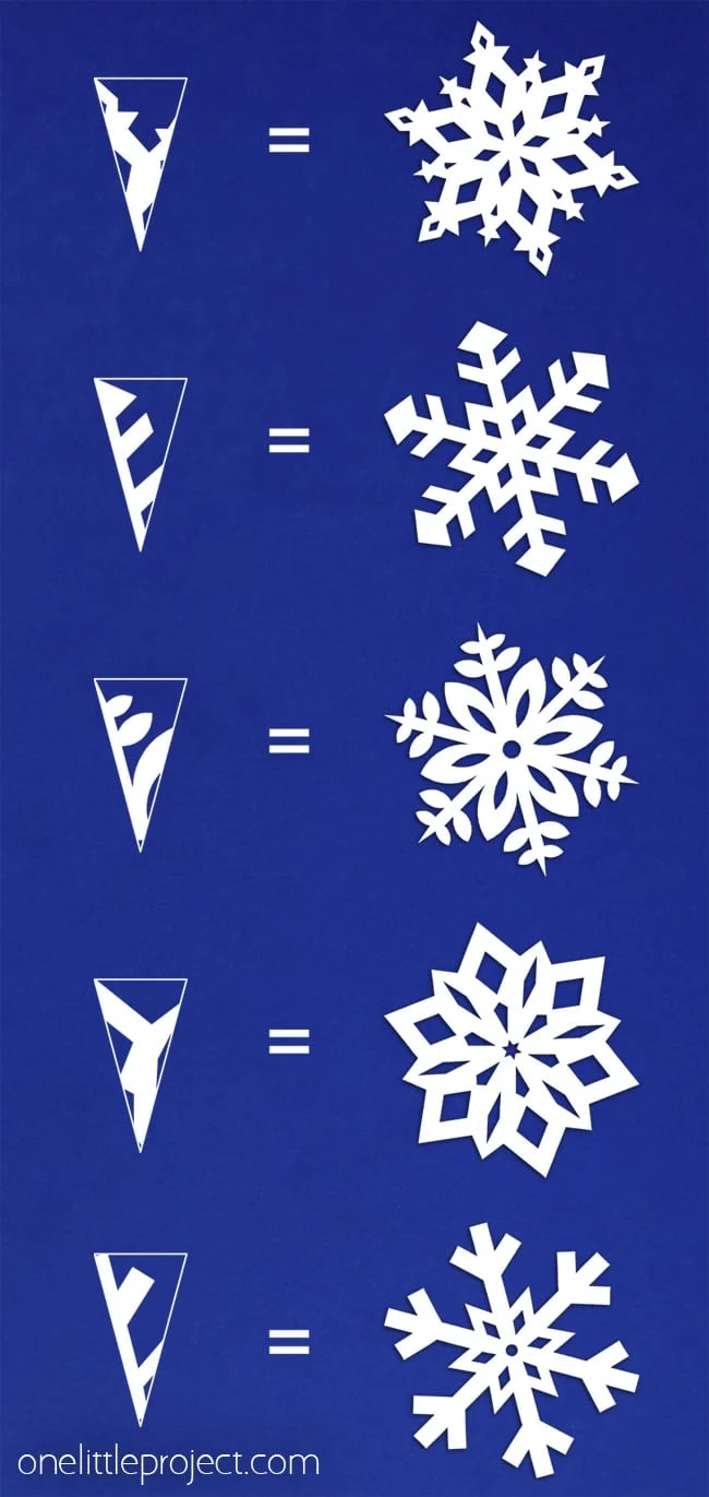 Printable Paper Snowflake Patterns