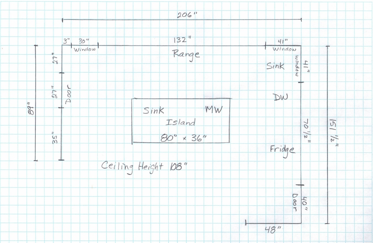 How To Measure Your Kitchen Ben s Repurposed Cabinetry
