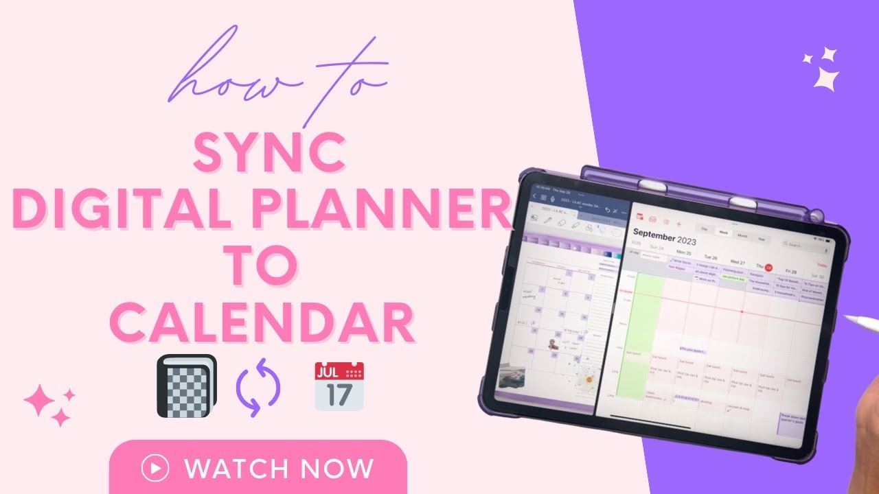 How To Sync Your Digital Planner With Google Or Apple Calendar