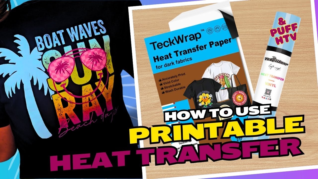 How To Use Printable Heat Transfer Paper Cricut Print Then Cut Tutorial 