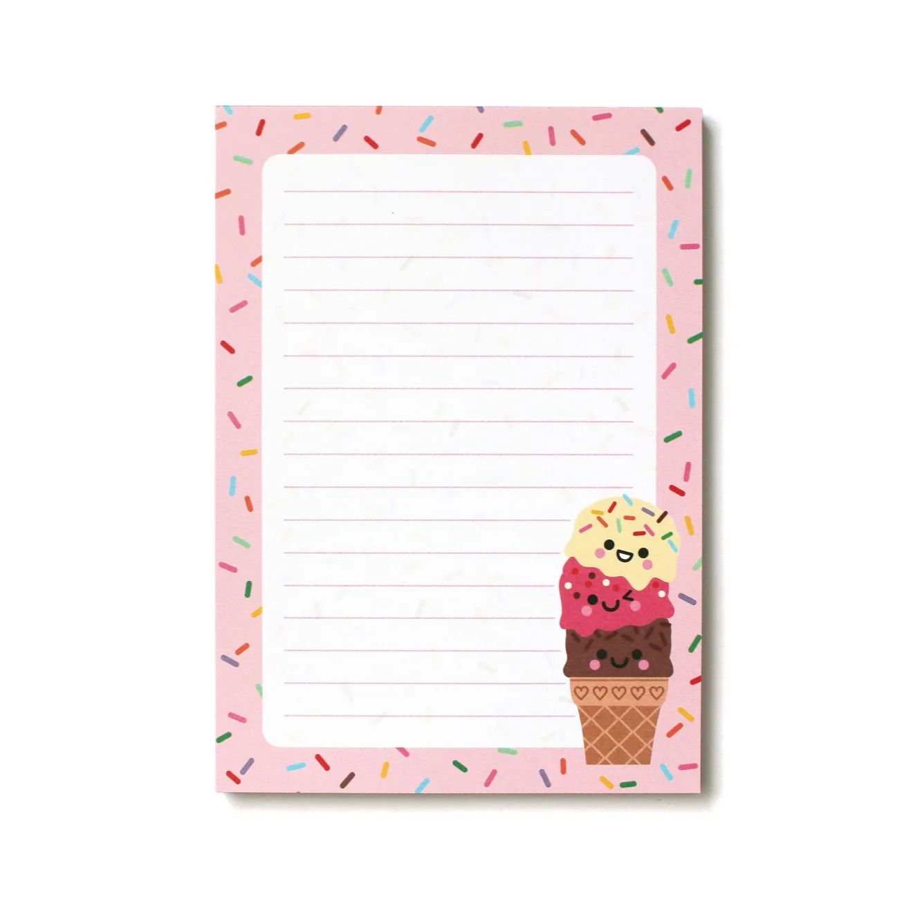 Ice Cream Notepad A6 Hannahdoodle